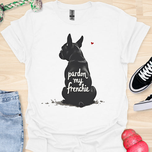 Pardon my frenchie - V4 - Stylish Back T-Shirt